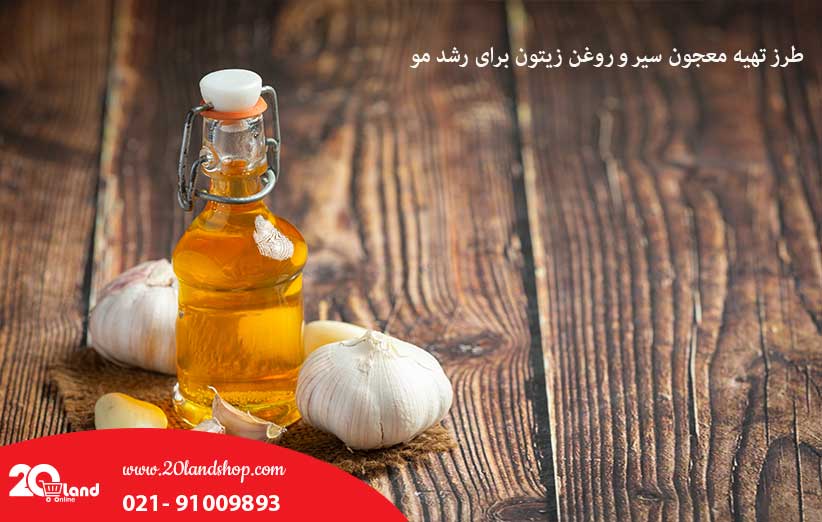 طرز تهیه معجون سیر و روغن زیتون برای رشد مو