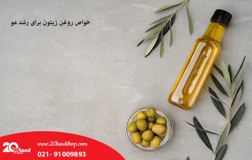 خواص روغن زیتون برای رشد مو